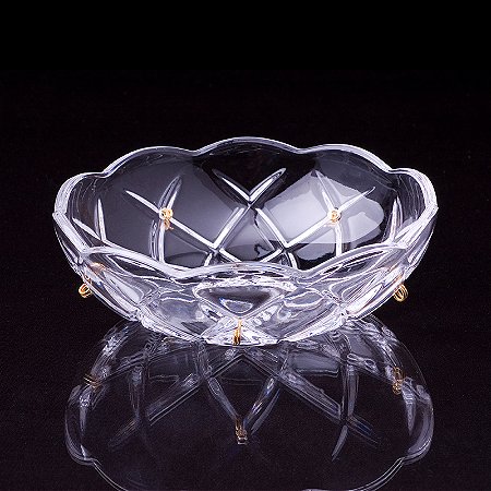 Bobech Cristal Asfour Egipicio 150mm furo central 26mm c/ 5 furos lat. cod. 103 -   unidades (1 cx parda)