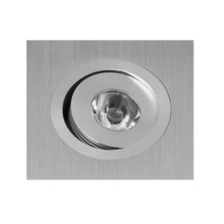 Kit 10 Spot Mini Embutido Quadrado Aluminio Escovado Led Nyx