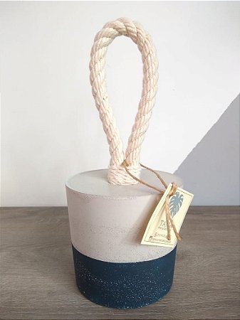 Peso de Porta Cimento AL - Azul Petróleo P