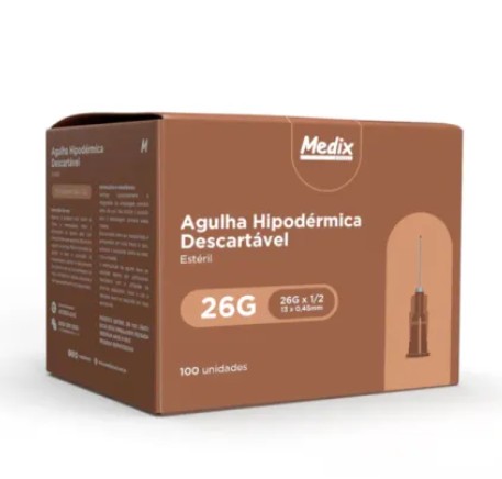 Agulhas Hipodérmicas Medix (Caixa com 100)