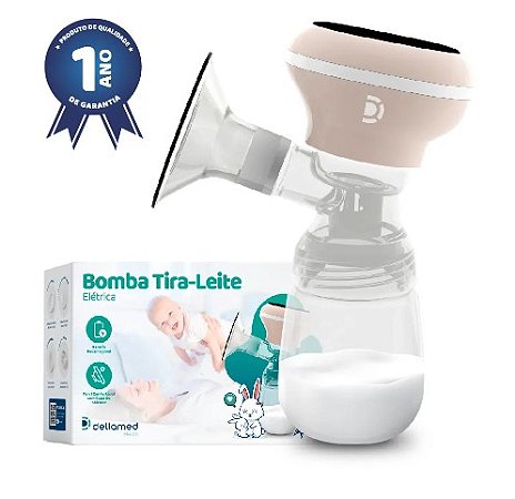 Bomba Tira-leite Elétrica (3 Modos e 9 Níveis de Intensidade) Dellamed