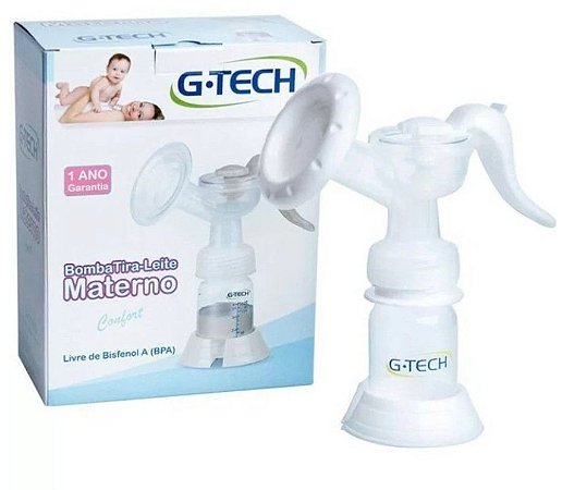 Bomba Tira Leite Materno Manual Confort G-Tech