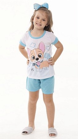 Short Doll Infantil Malha PV - 0124