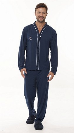 Pijama Longo Aberto - 4131
