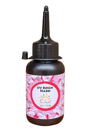 Resina Hard Sun Cristal 100g - Faça Lindas Peças em Minutos