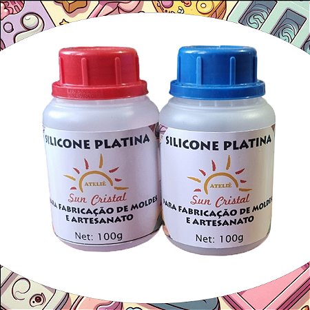 Silicone Platina para Confecção de Moldes e Artesanato