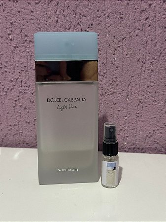DECANT - 5ML - LIGHT BLUE - D&G - ORIGINAL