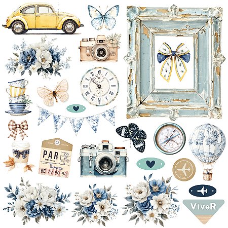 Coleção Serenity - Recortes Fusca - 10 FLS