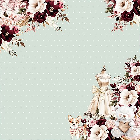 Meu Aconchego - Floral - 10 FLS