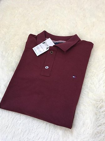 camisa tommy gola polo