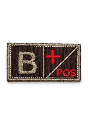 Patch Bordado Raiz Fator RH B+