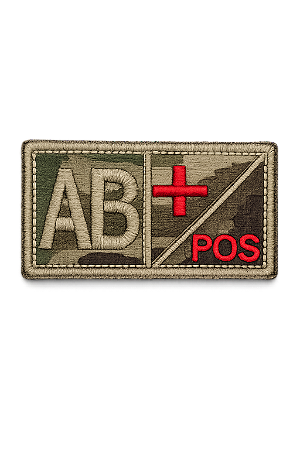 Patch Bordado Raiz Fator RH AB+