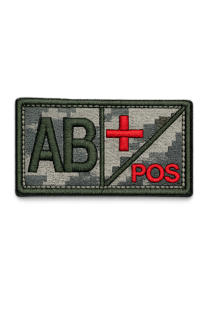 Patch Bordado Raiz Fator RH B+