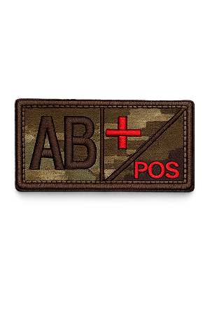 Patch Bordado Raiz Fator RH AB+