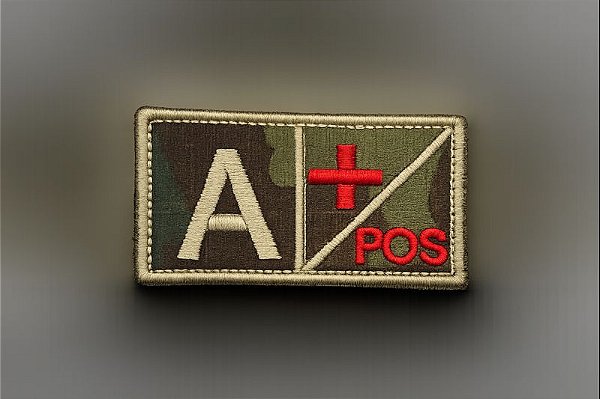 Patch Bordado Raiz Fator RH A +