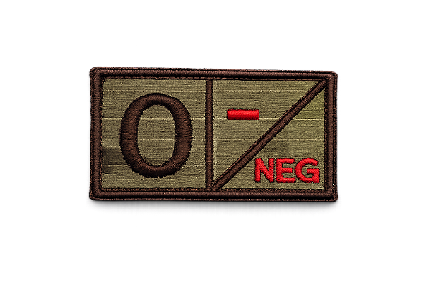 Patch Bordado Raiz Fator RH O-