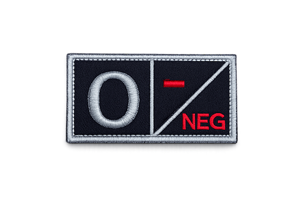 Patch Bordado Raiz Fator RH O-