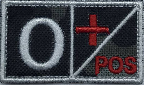 Patch Bordado Raiz Fator RH O+