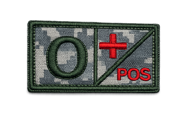 Patch Bordado Raiz Fator RH O+