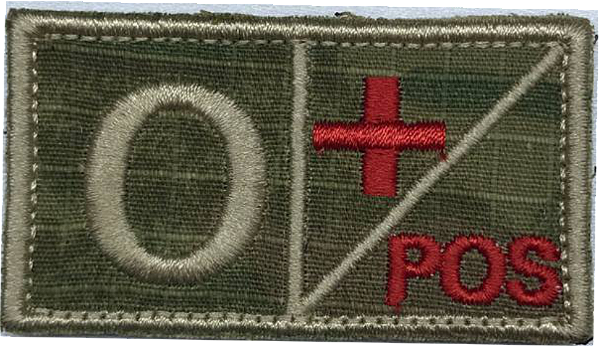 Patch Bordado Raiz Fator RH O+