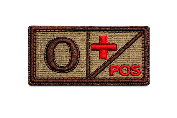 Patch Bordado Raiz Fator RH O+