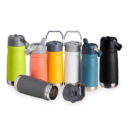 GARRAFA TÉRMICA COM ALÇA - 500 ML