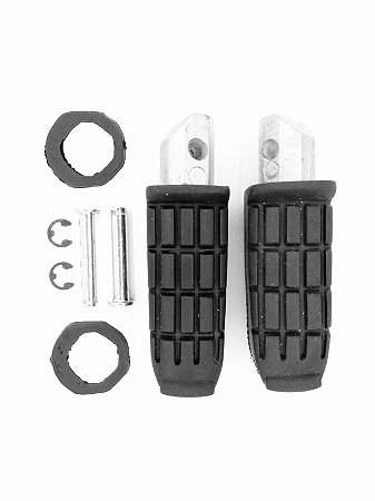 PEDALEIRA TRASEIRA COMPLETA TWISTER 250/CBX 200 STRADA/CB 300R DIREITA/ESQUERDA (PAR)