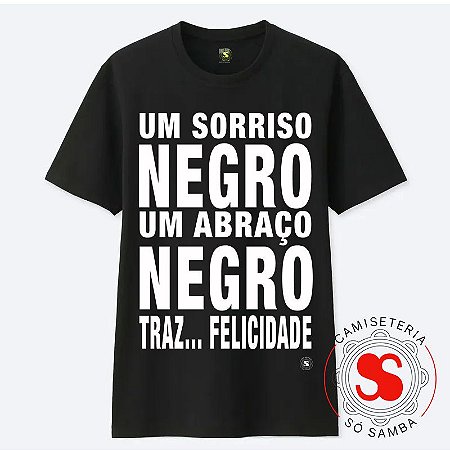 CAMISETA SORRISO NEGRO