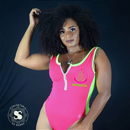 BODY PINK MANGUEIRA COM ZÍPER