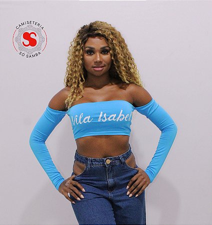 TOP FAIXA COM MANGAS LONGAS VILA ISABEL