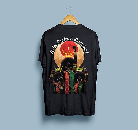 BLUSA TODA PRETA É RAINHA