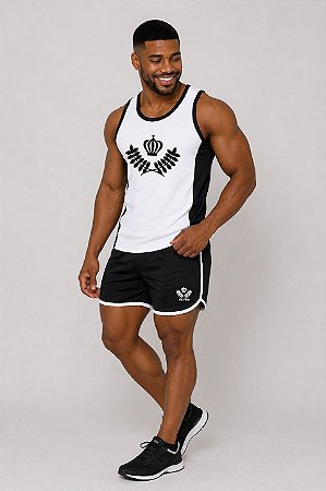 CONJUNTO REGATA E SHORT MASCULINO VAI-VAI