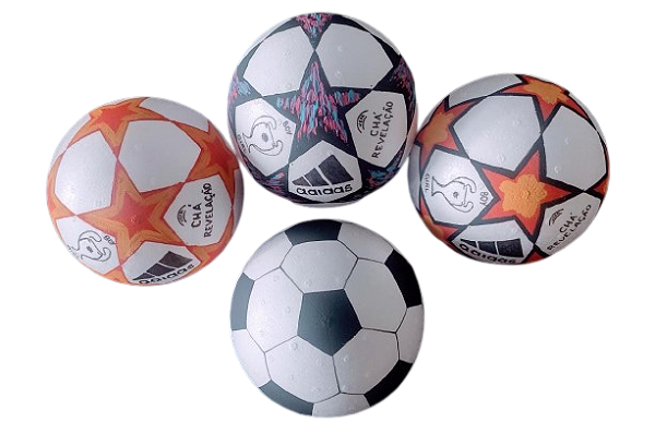 Bola Esportiva para Chá Revelação - Diversos Temas a escolher