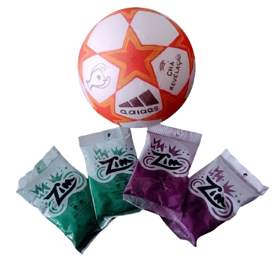 Bola Champions League Chá Revelação Modelo 2