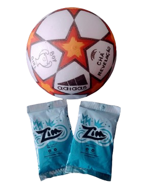 Bola Champions League Chá Revelação Modelo 3