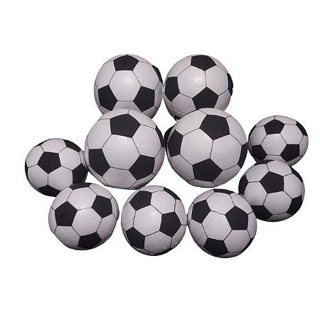 Bola de Futebol para decoração de festa de aniversário, caixa surpresa, pinhata, lembrancinha 125mm ou 150mm 10un