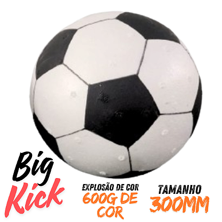 Bola Futebol para Chá Revelação tamanho 300mm Big kick