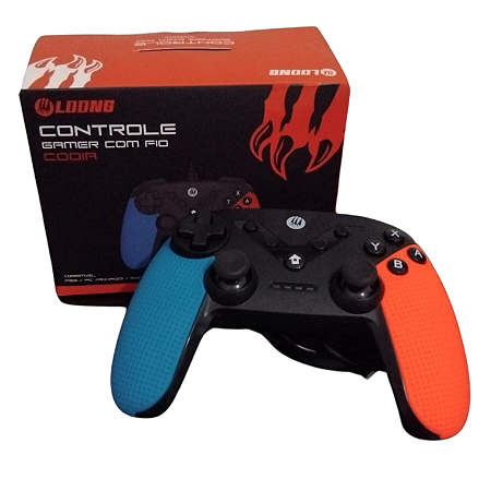 Controle Joystick Gamer C/ Fio Compatível Ps3 Pc Switch