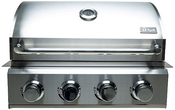 Churrasqueira a gás em inox 4 queimadores modelo Supreme