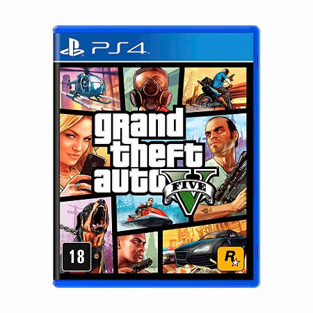 Jogo GTA V PS4 - Grand Theft Auto V Ps4 Mídia Física Lacrado - SONY - Jogos  PS4 - Magazine Luiza