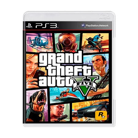 Jogo Grand Theft Auto V - GTA V - Playstation 3 - Seminovo - Games