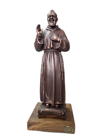 Imagem São padre Pio 20cm