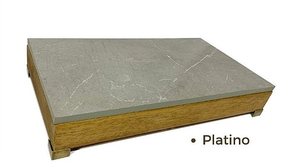 Aparador Miráculo Polido 36x20 Platino