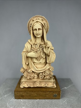Busto Imaculado Coração de Maria 30cm
