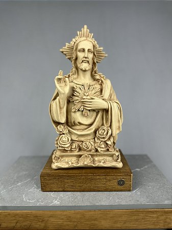Busto Sagrado Coração de Jesus 30cm
