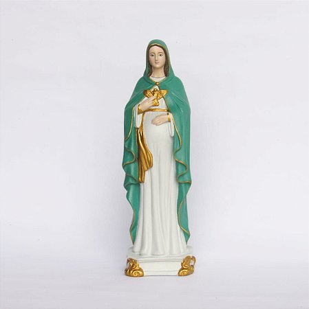 Nossa Senhora da Doce Espera Tradicional - 21cm - Acabamento Premium