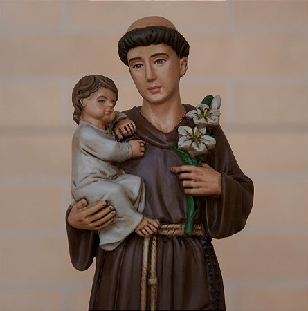 Santo Antônio de Pádua - Acabamento Premium - 30 cm