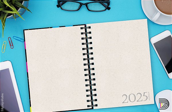 Agenda 2025 | Kit Scrapbook | 14,5x20,5cm | Papel Reciclado