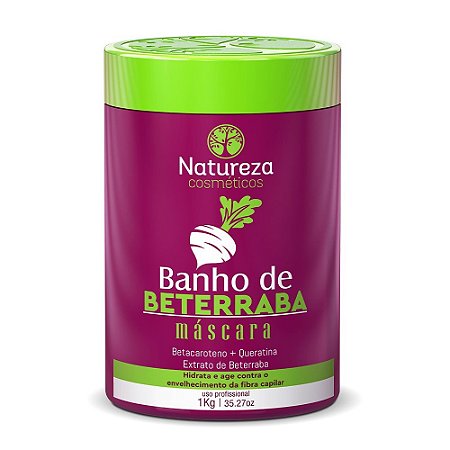 MÁSCARA  BETERRABA 1KG - NATUREZA COMÉSTICOS