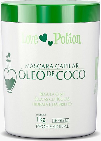 MÁSCARA CAPILAR OLÉO DE COCO 1k - LOVE POTION